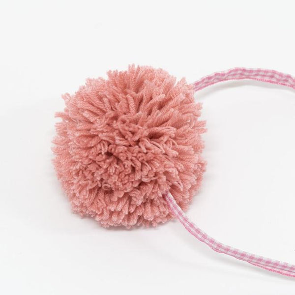 Pink Pompom Headband By Meri Meri 2
