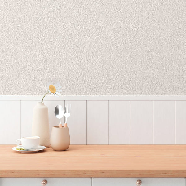 Hygge Home Herringbone Weave Motif In Beige Galerie Wallcoverings Gg82126 2