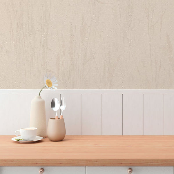Hygge Home Meadow Stems Motif In Bronze Brown Galerie Wallcoverings Gg82139 2