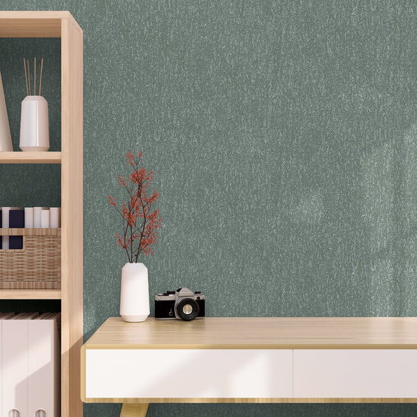 Hygge Home Soft Plaster Motif In Green Galerie Wallcoverings Gg82142 3