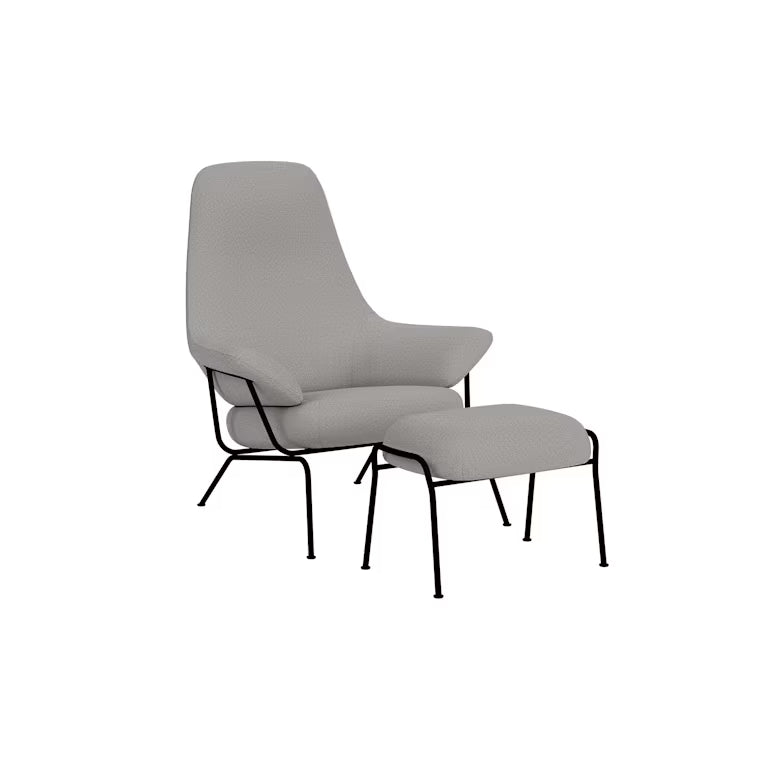 Hai Lounge Chair + Ottoman