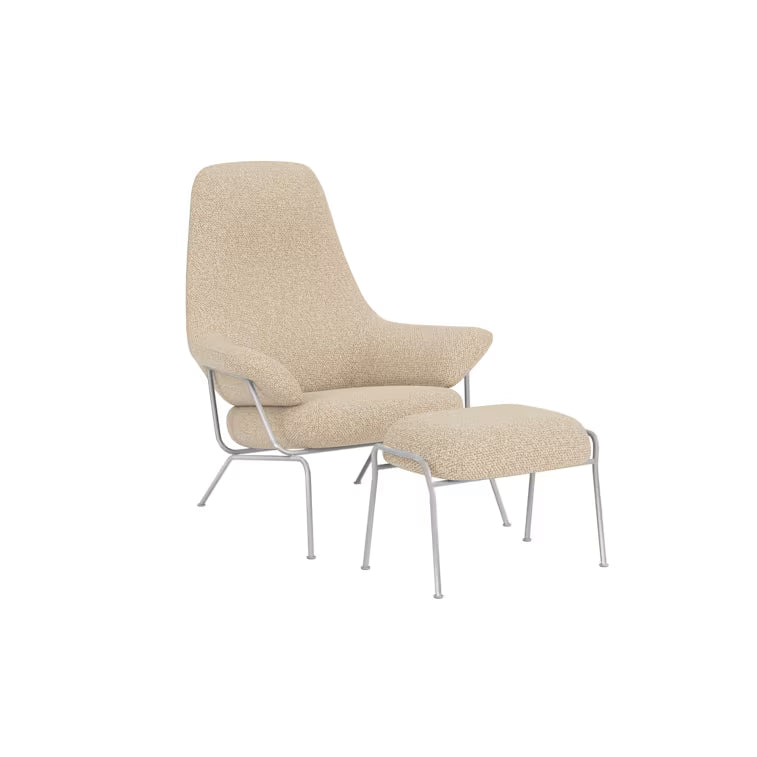 Hai Lounge Chair + Ottoman