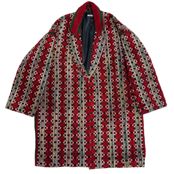 Truck Seat Fabric Collared Coat - 5