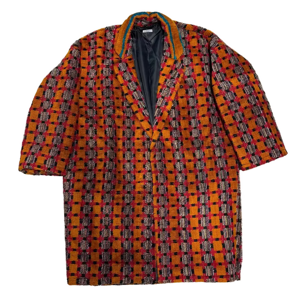 Truck Seat Fabric Collared Coat - 7