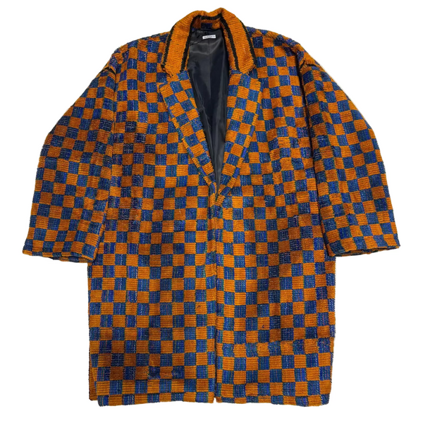 Truck Seat Fabric Collared Coat - 8