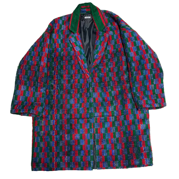 Truck Seat Fabric Collared Coat - 10