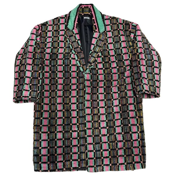 Truck Seat Fabric Collared Coat - 15
