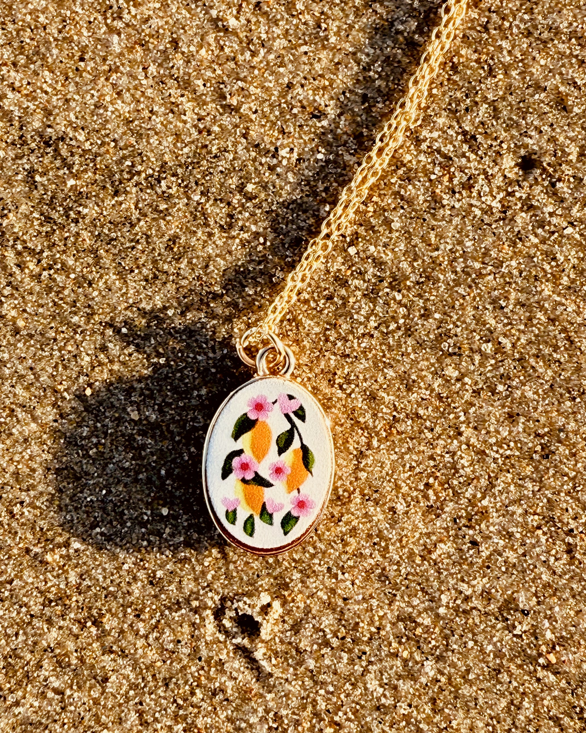 Lemon Grove Petal Necklace