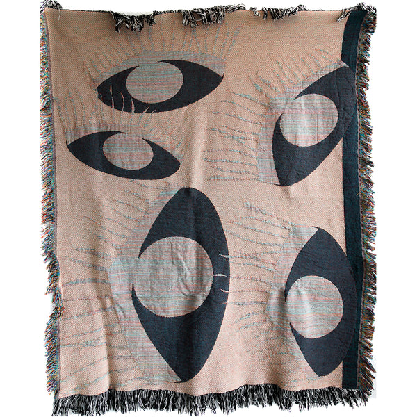 Old Blue Eyes Woven Throw Blanket