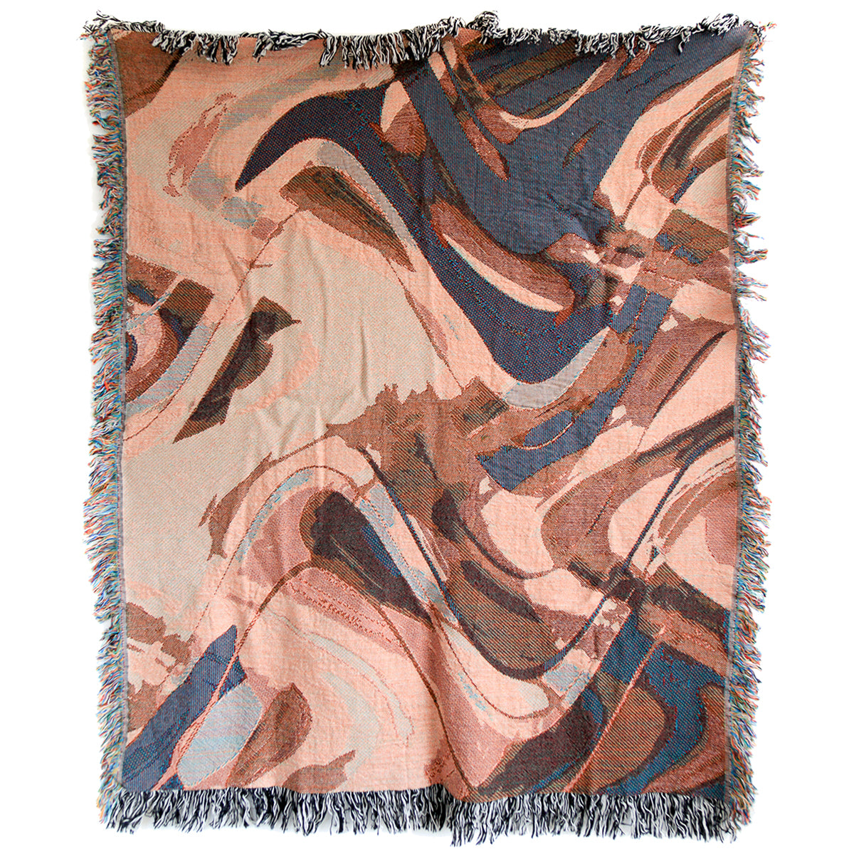Depths Woven Throw Blankets
