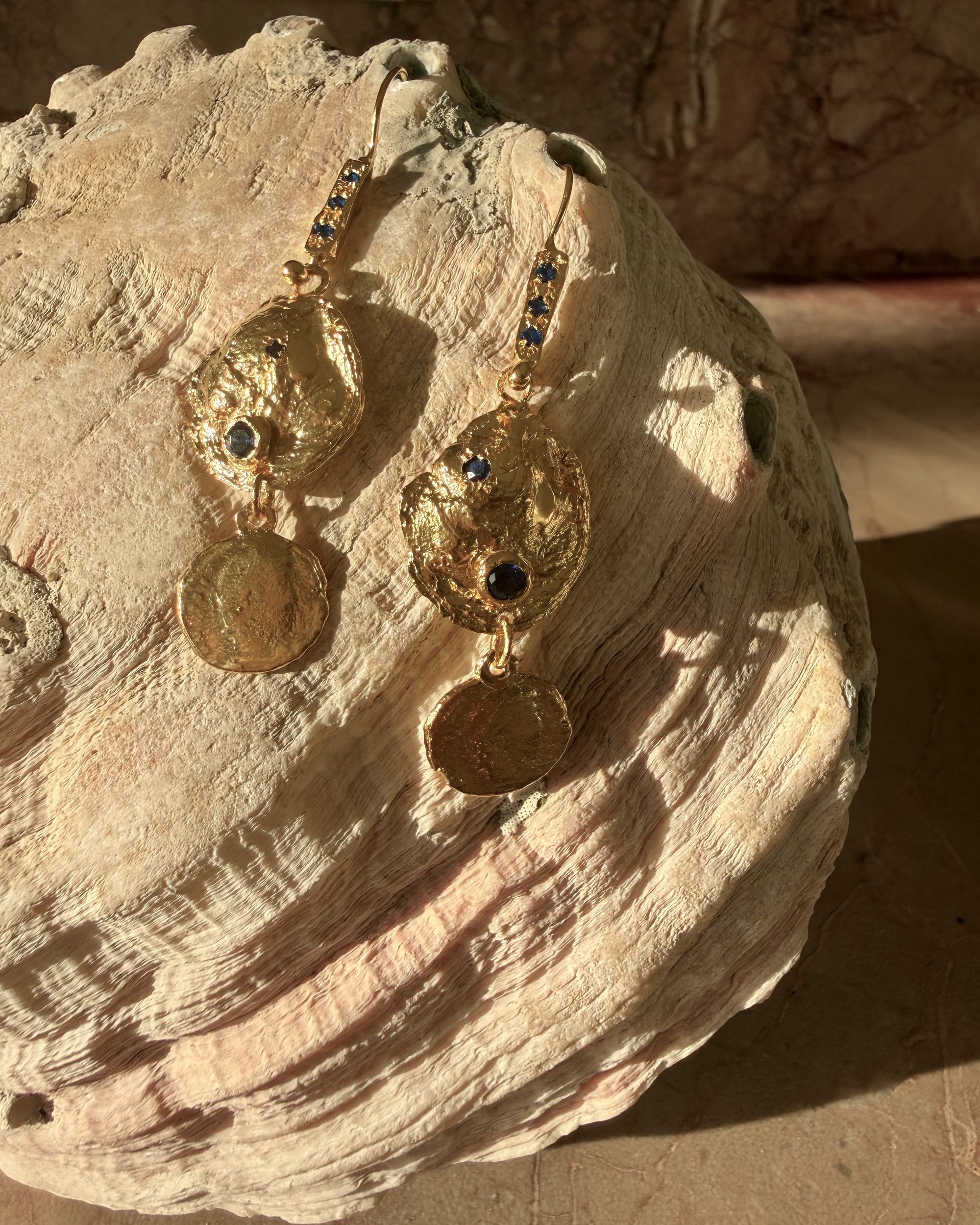 Buying Time Sapphire Stone Earrings