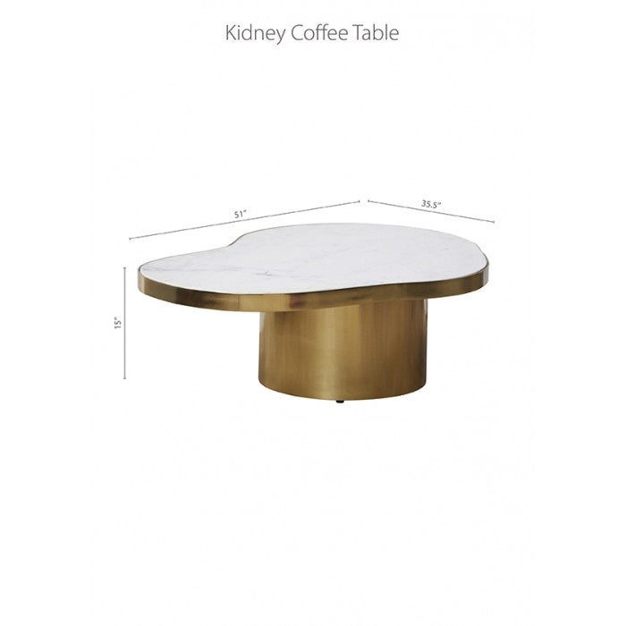 kidney coffee table