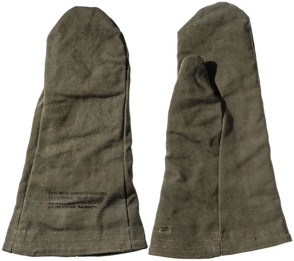 vintage tent fabric mittens design by puebco 6