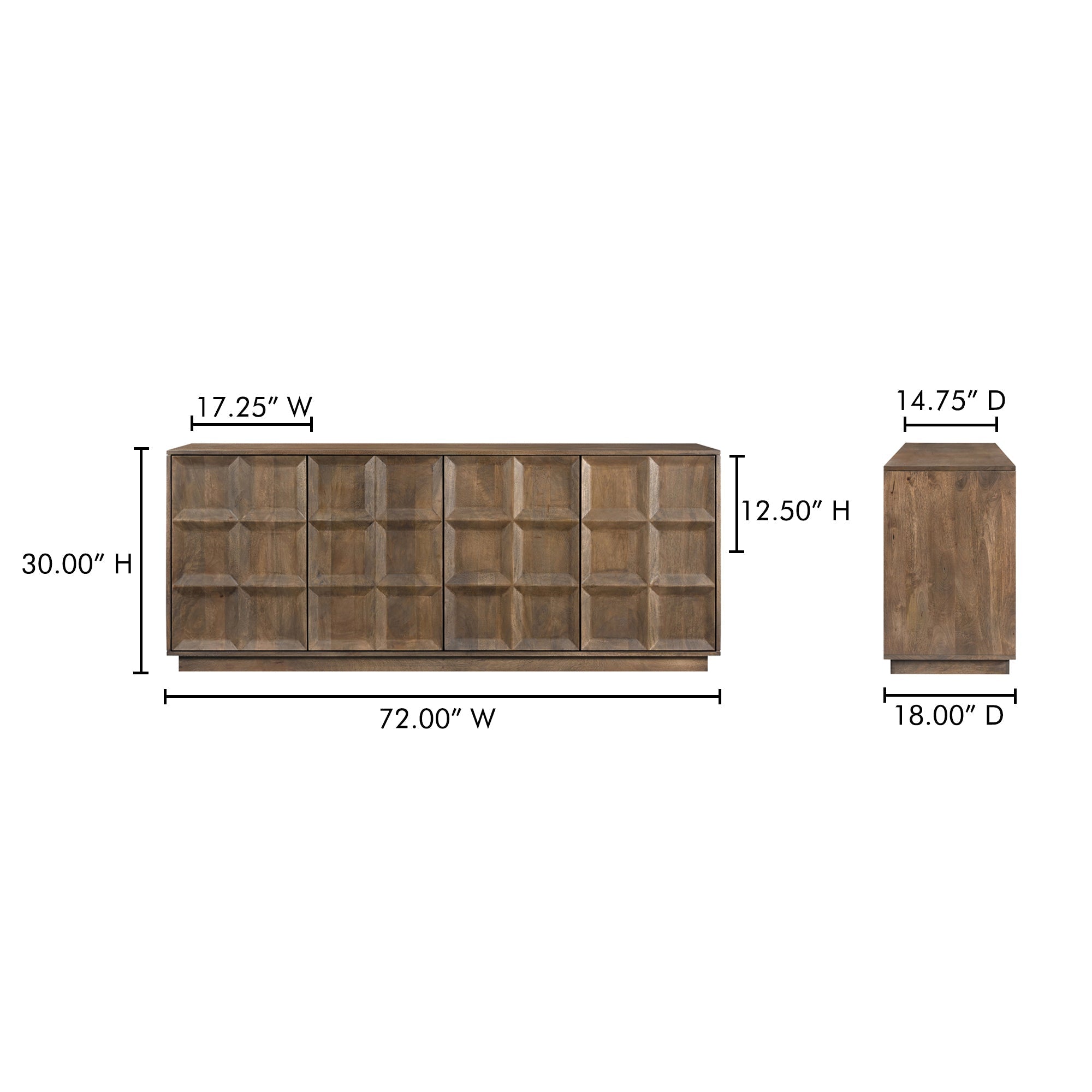 Bowen Sideboard Deep Moes Home Collection Mhc Jd 1071 03 10