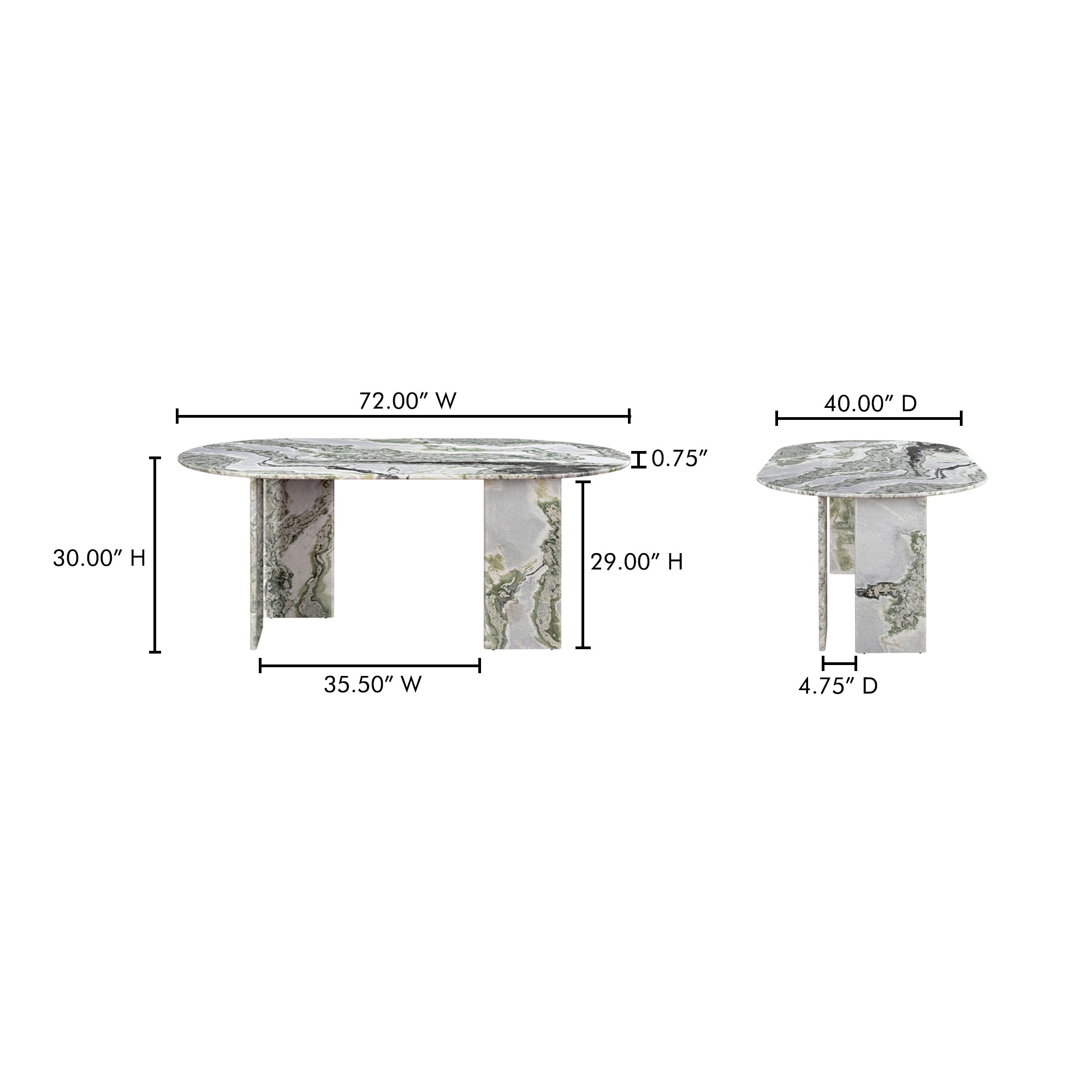 Celia Dining Table Moes Home Collection Mhc Jd 1076 16 0 30