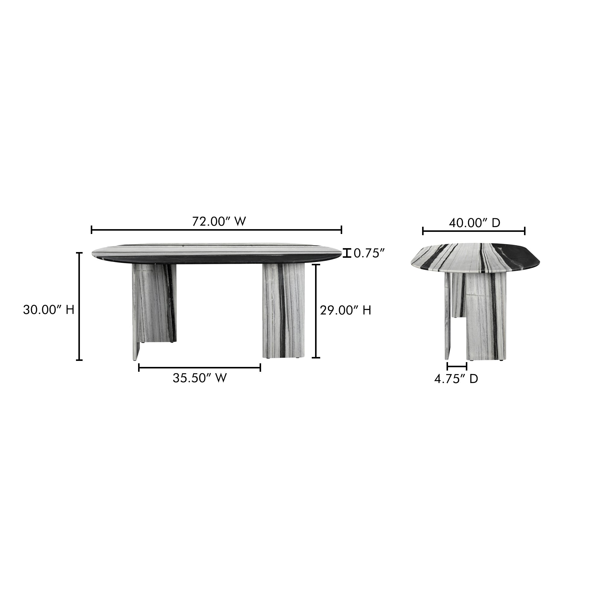 Celia Dining Table Moes Home Collection Mhc Jd 1076 16 0 31
