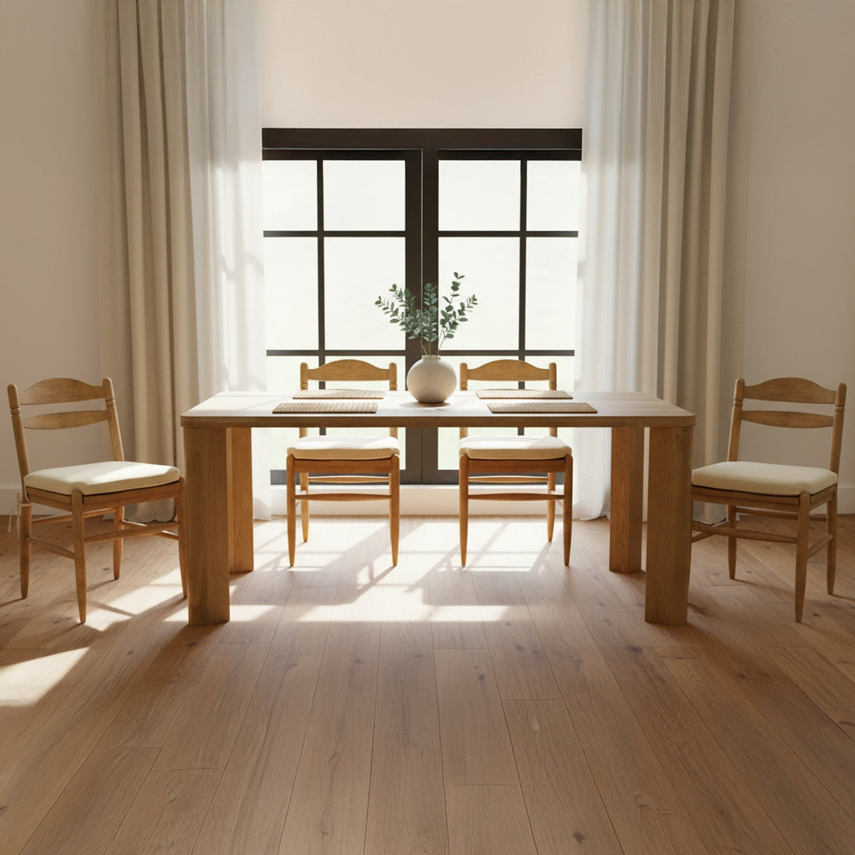 Segment Dining Table Wood