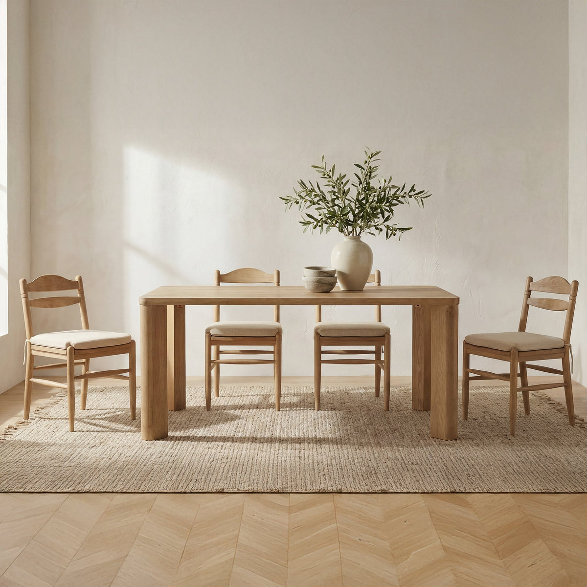 Segment Dining Table Wood