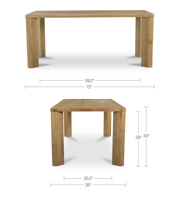 Segment Dining Table Wood