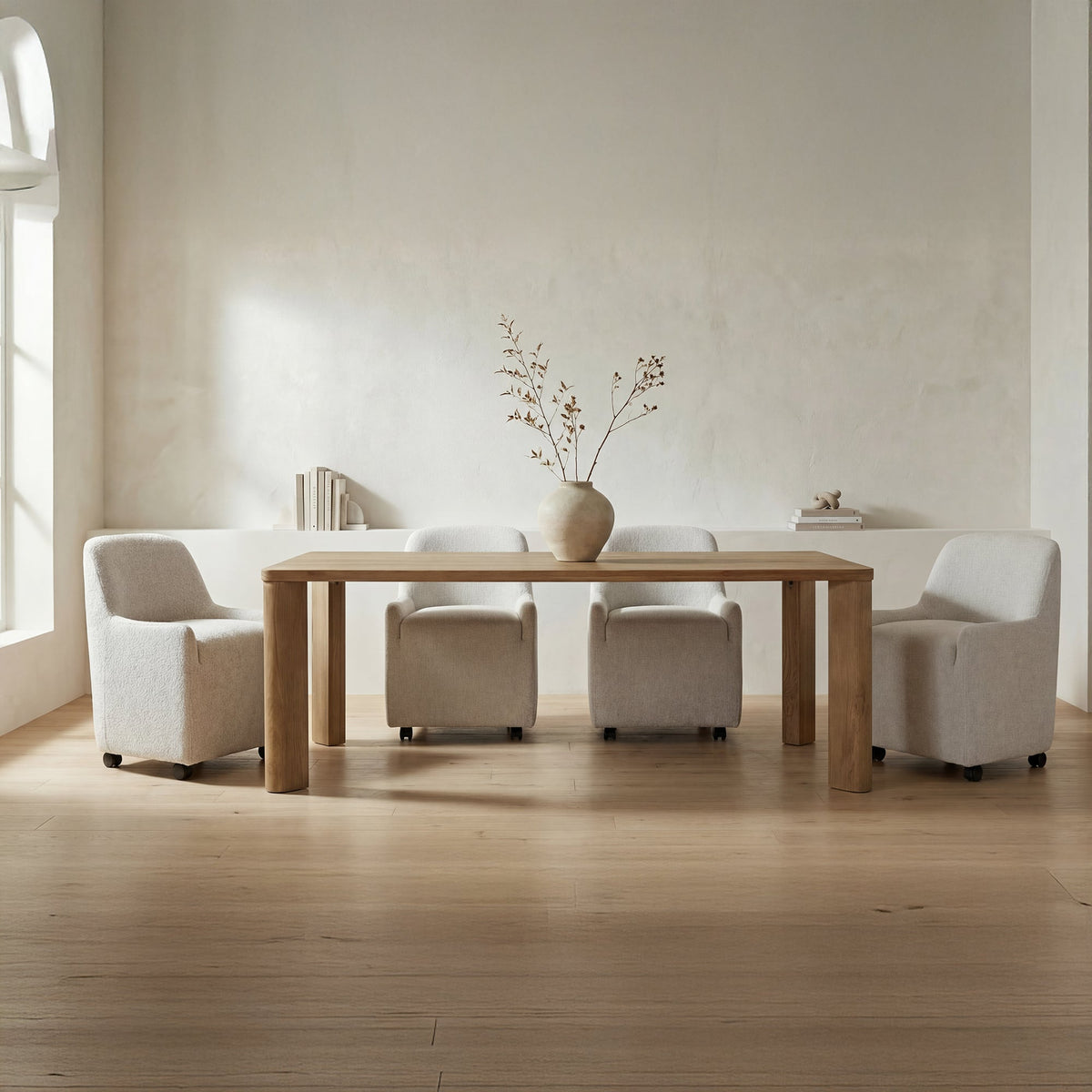 Segment Dining Table Wood