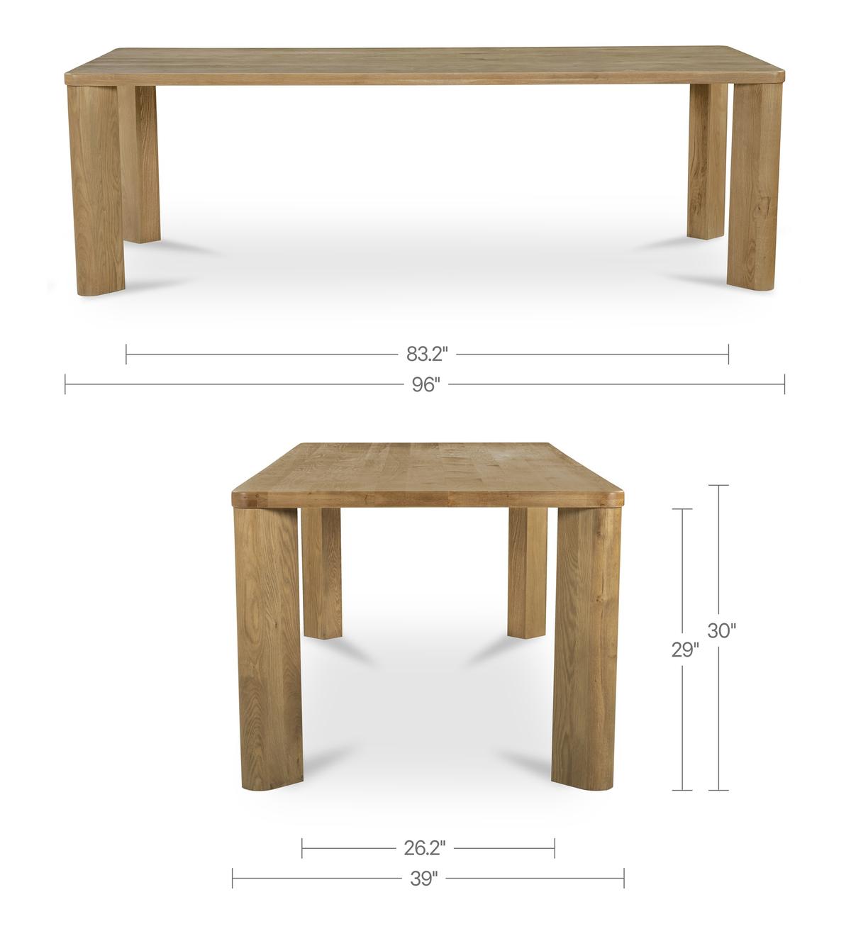 Segment Dining Table Wood