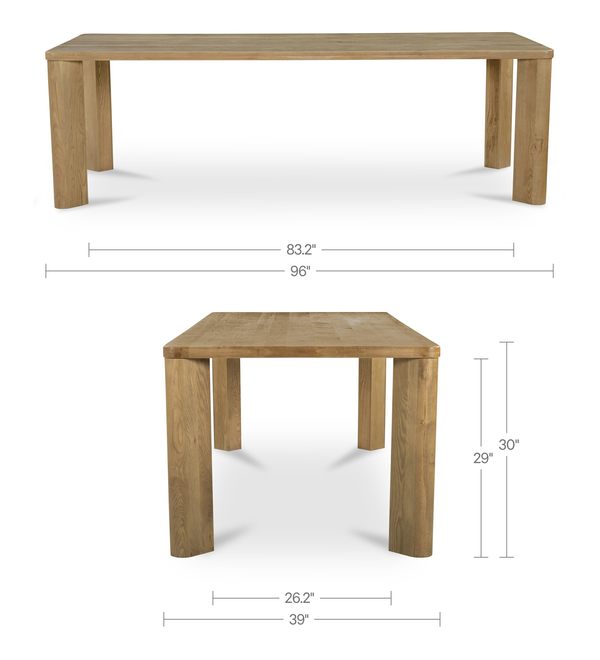 Segment Dining Table Wood