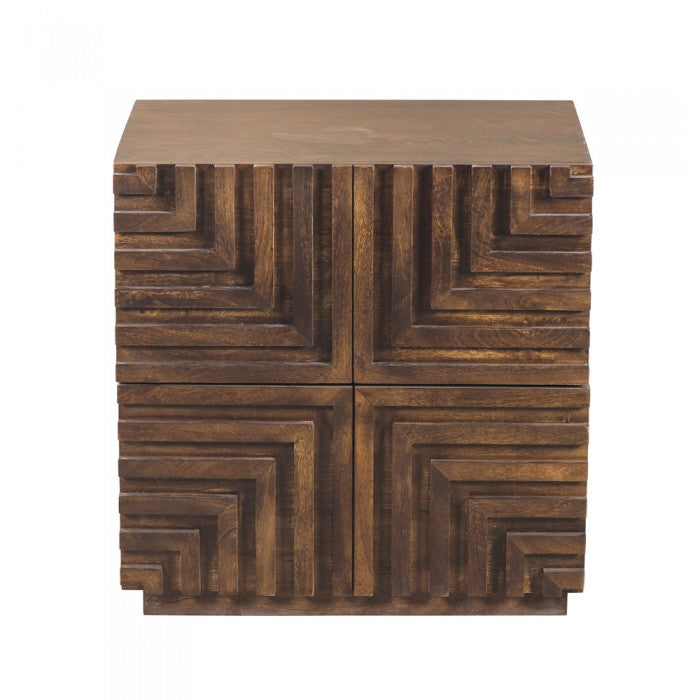 Maze Wood Night Stand by BD Studio III