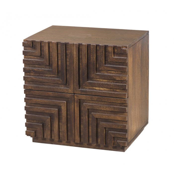 Maze Wood Night Stand by BD Studio III