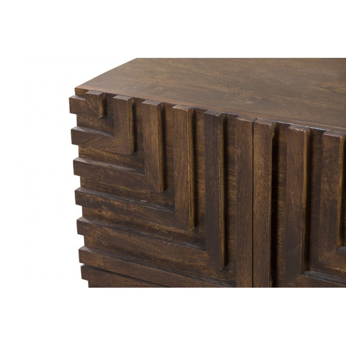 Maze Wood Night Stand by BD Studio III