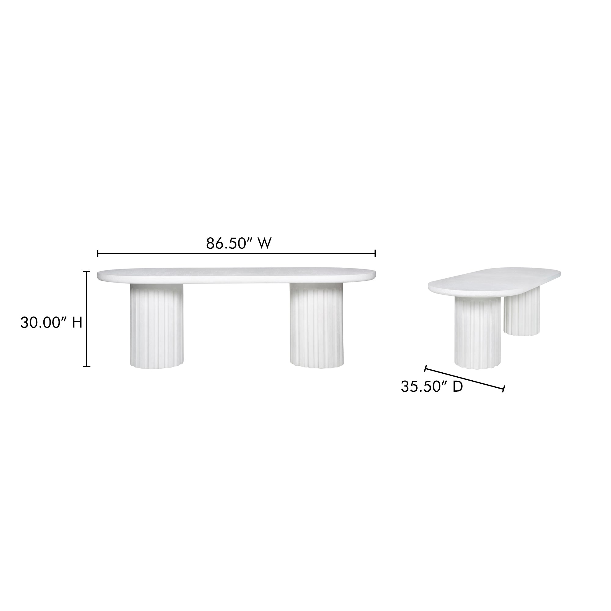 Eris Outdoor Dining Table Moes Home Collection Mhc Jk 1011 18 0 7
