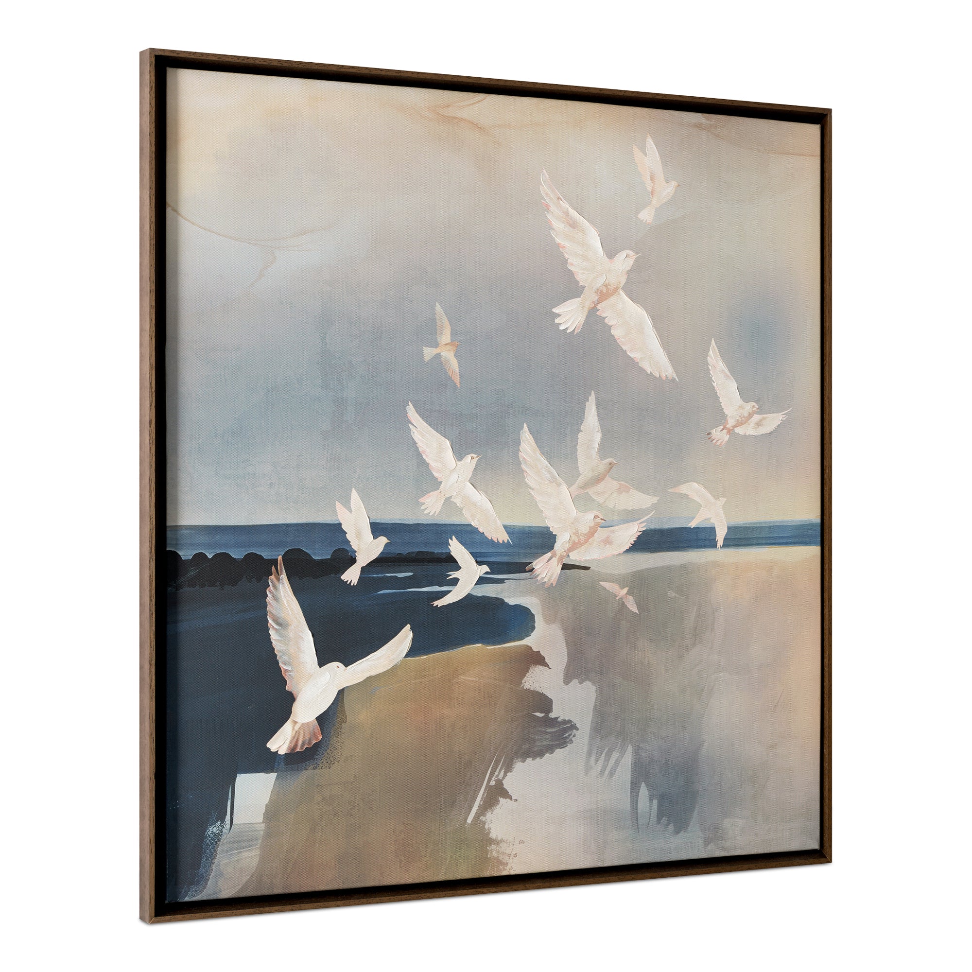 Flock Framed Painting Moes Home Collection Mhc Jq 1044 37 2