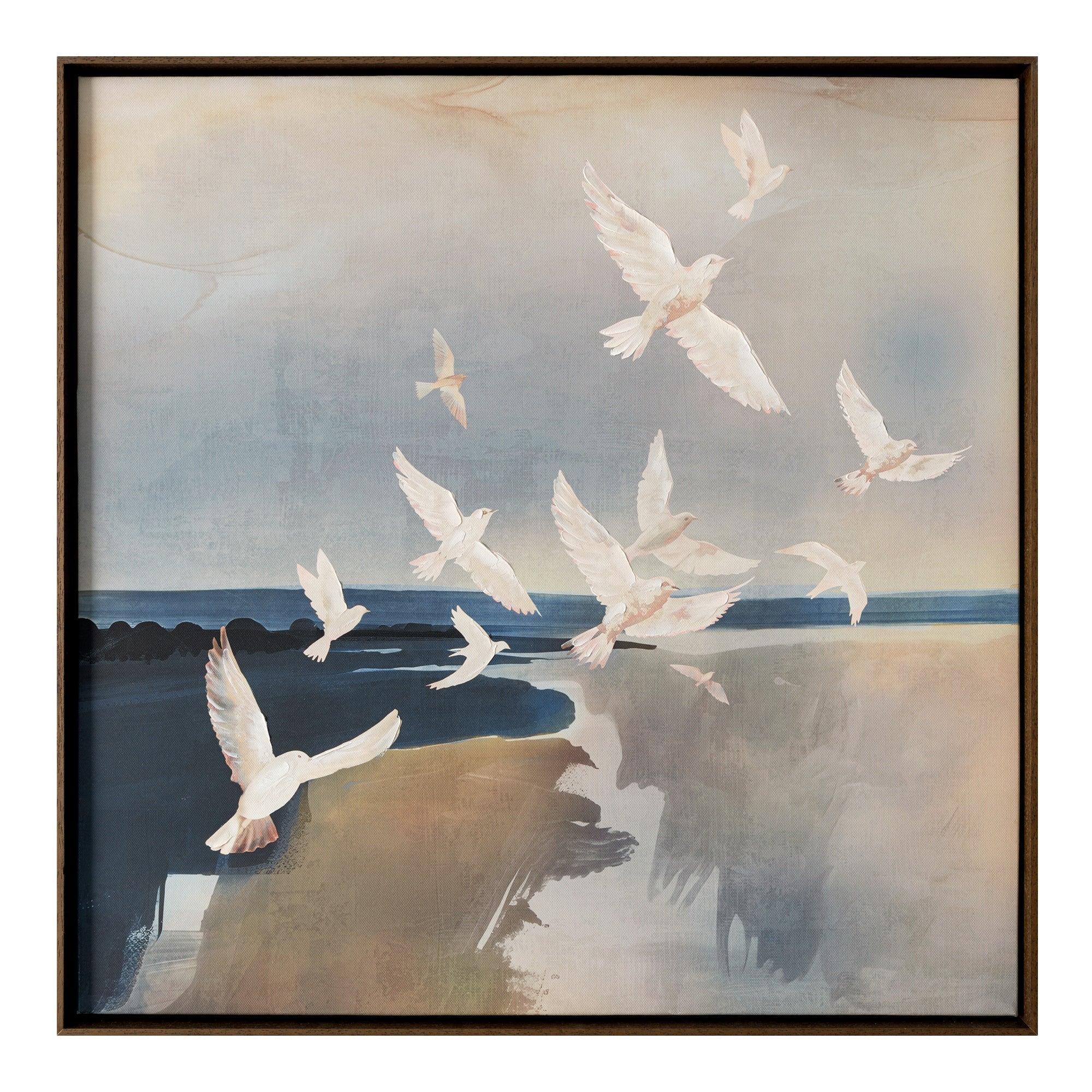 Flock Framed Painting Moes Home Collection Mhc Jq 1044 37 1