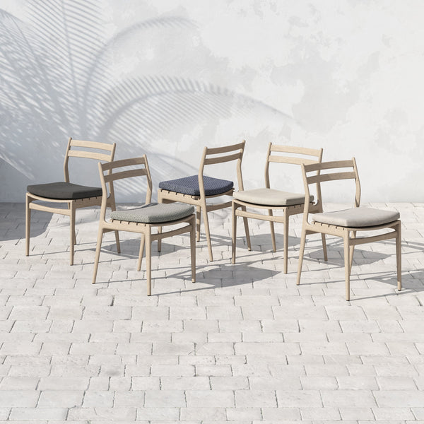 Atherton Dining Chair In Weathered Grey