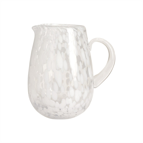 jali water carafe in white 1
