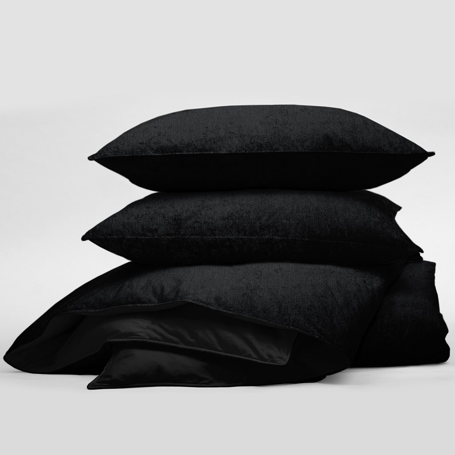 Juno Velvet Black Bedding 3