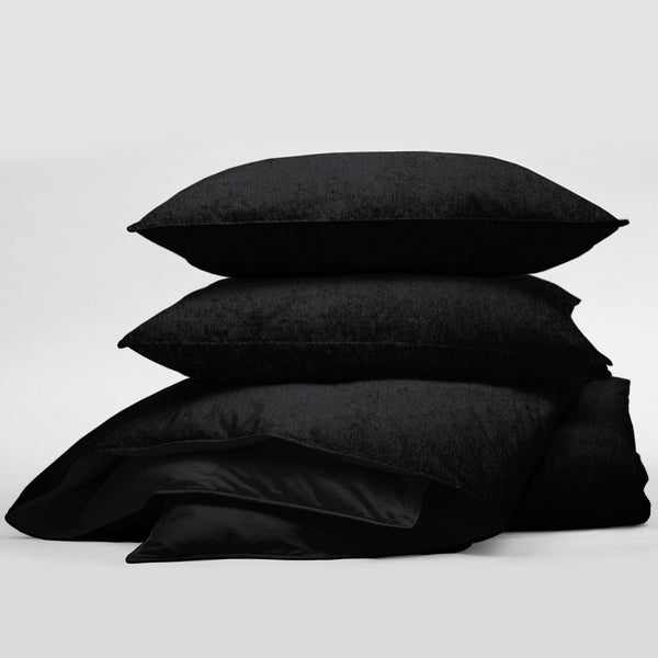 Juno Velvet Black Bedding 3