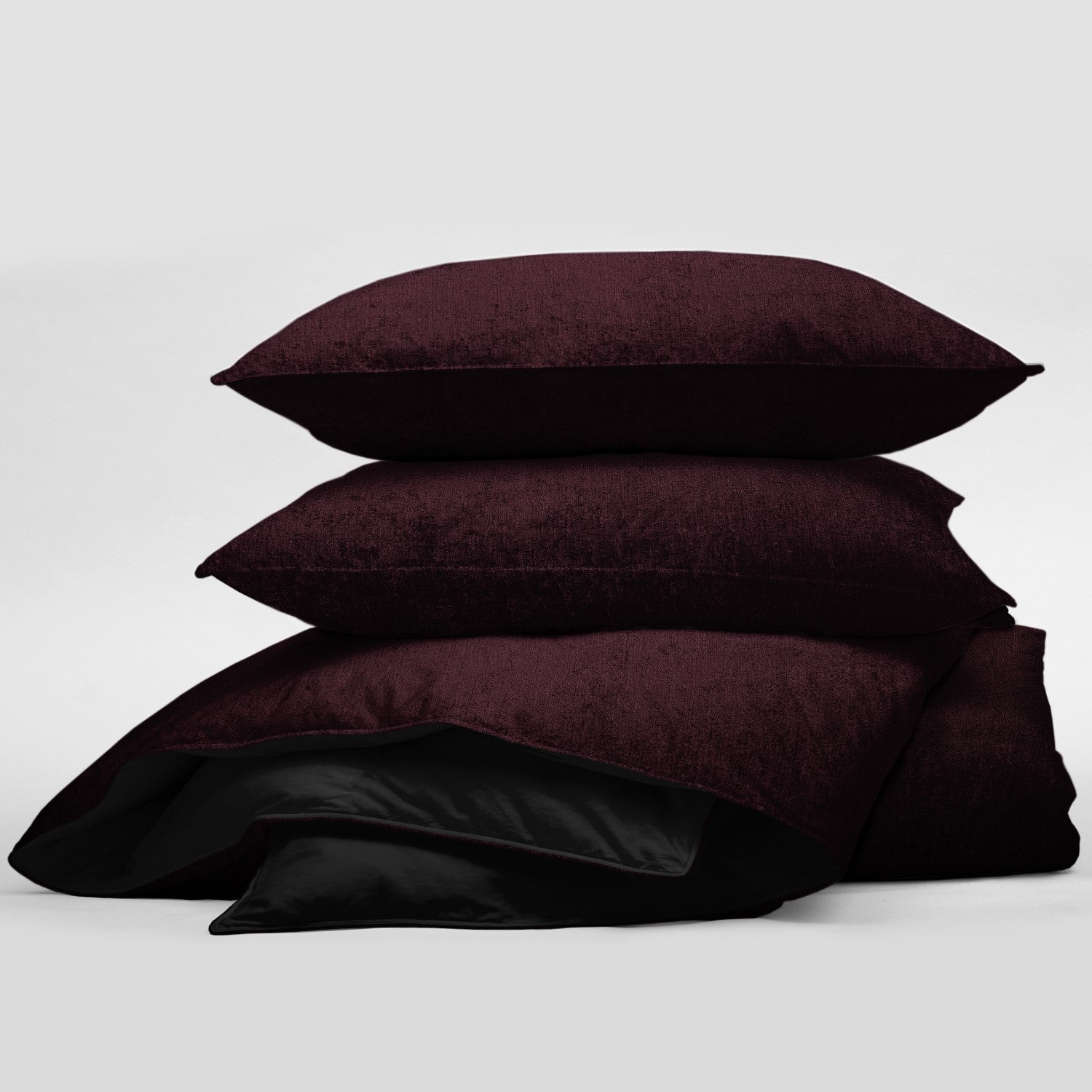 Juno Velvet Bordeaux Bedding 3