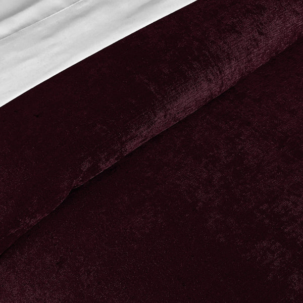 Juno Velvet Bordeaux Bedding 1