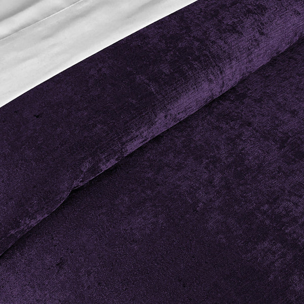 Juno Velvet Eggplant Bedding 1