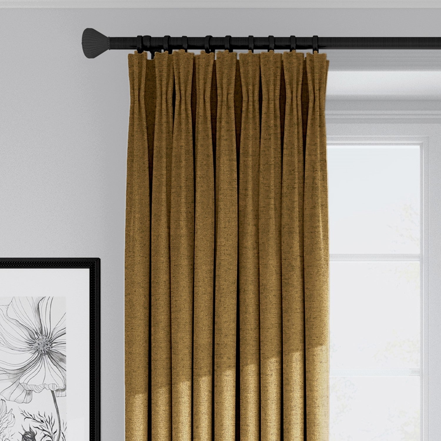 Juno Velvet Gold Drapery 2
