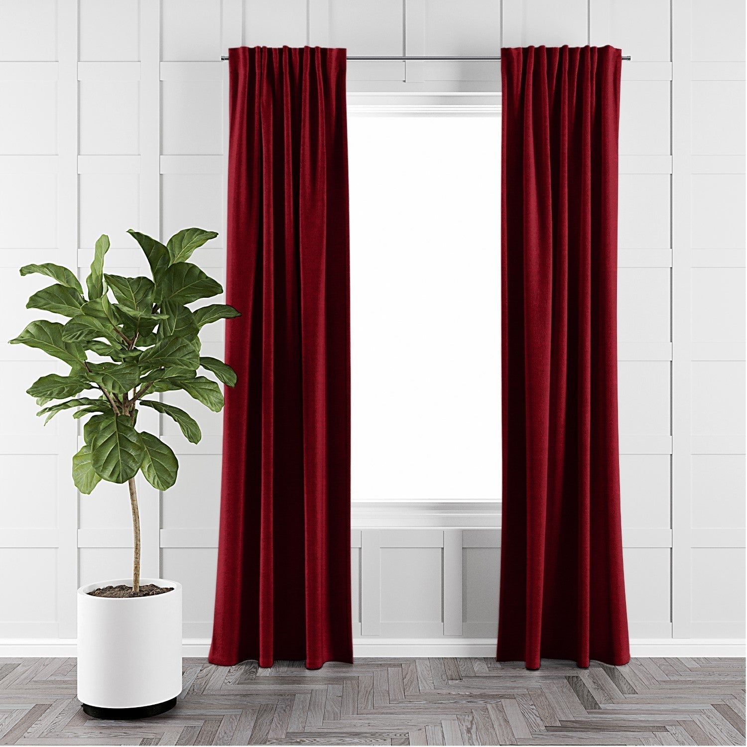 Juno Velvet Red Drapery 5