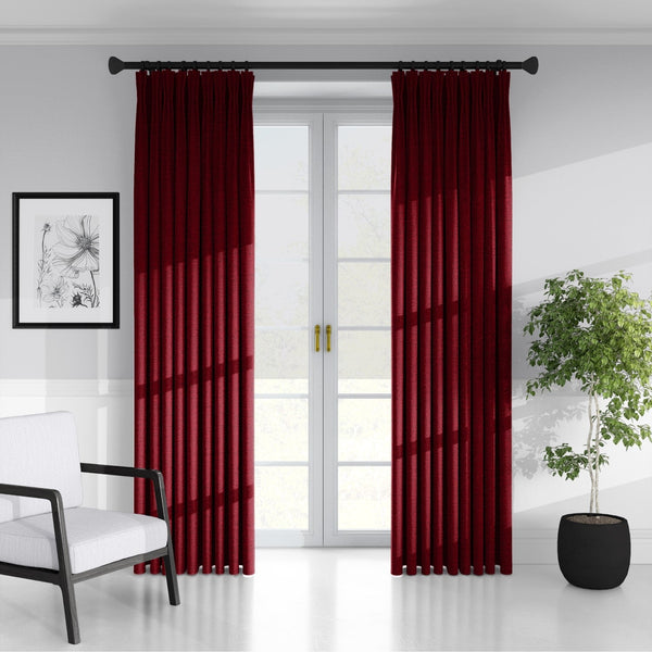 Juno Velvet Red Drapery 3