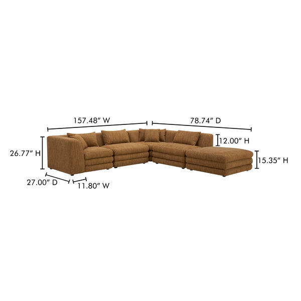 Lowtide Dream Modular Sectional Moes Home Collection Mhc Kq 1040 09 9