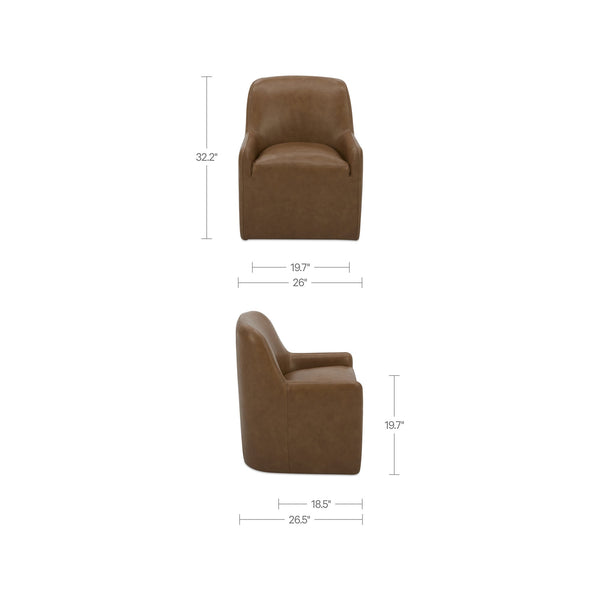 Maisie Rolling Dining Chair