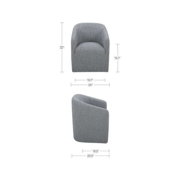 Sandy Rolling Dining Chair