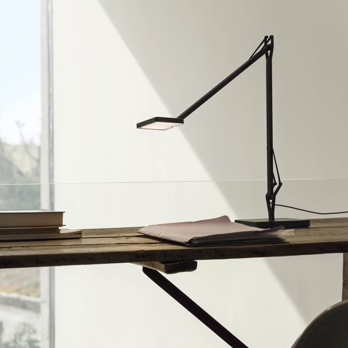 Kelvin Edge Aluminium painted or chromed body Table Lighting in Various Colors & Sizes