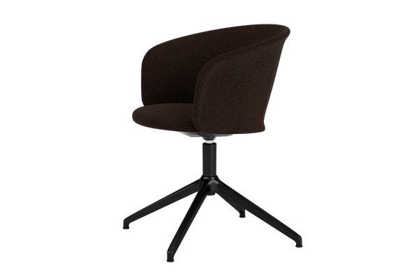 Kendo Rosewood Swivel Chair 4 Star Return Hem 20459 3