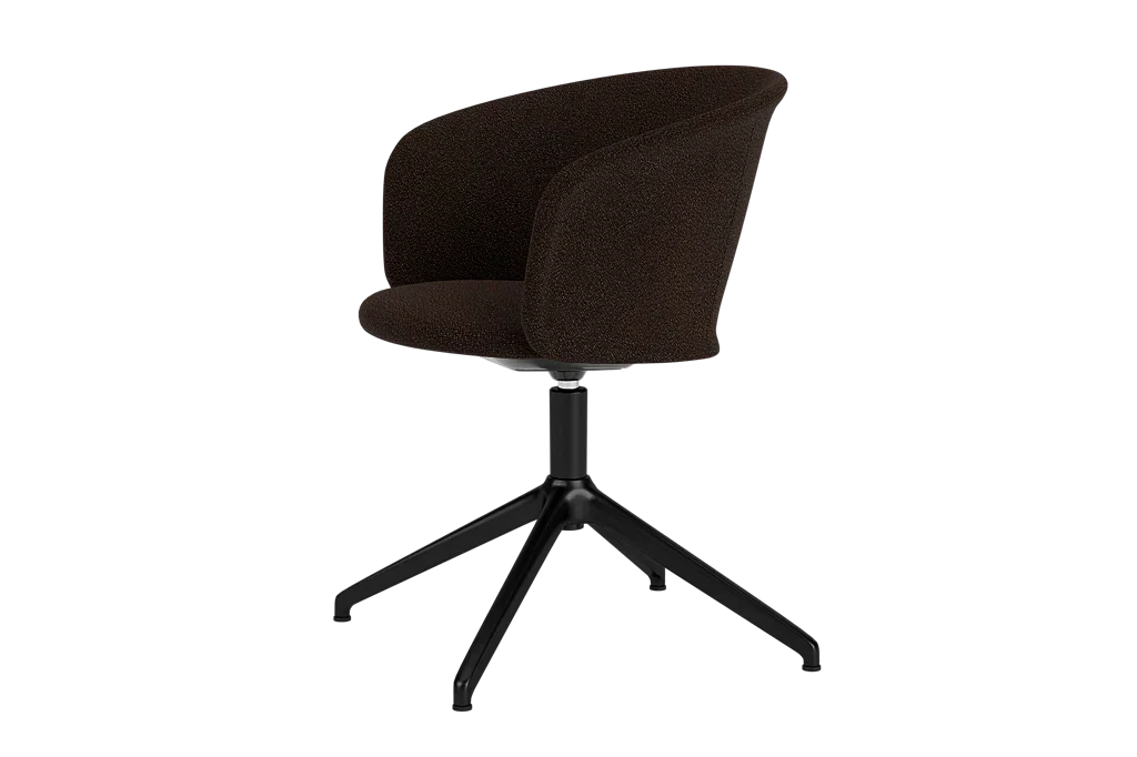 Kendo Rosewood Swivel Chair 4 Star Return Hem 20459 3