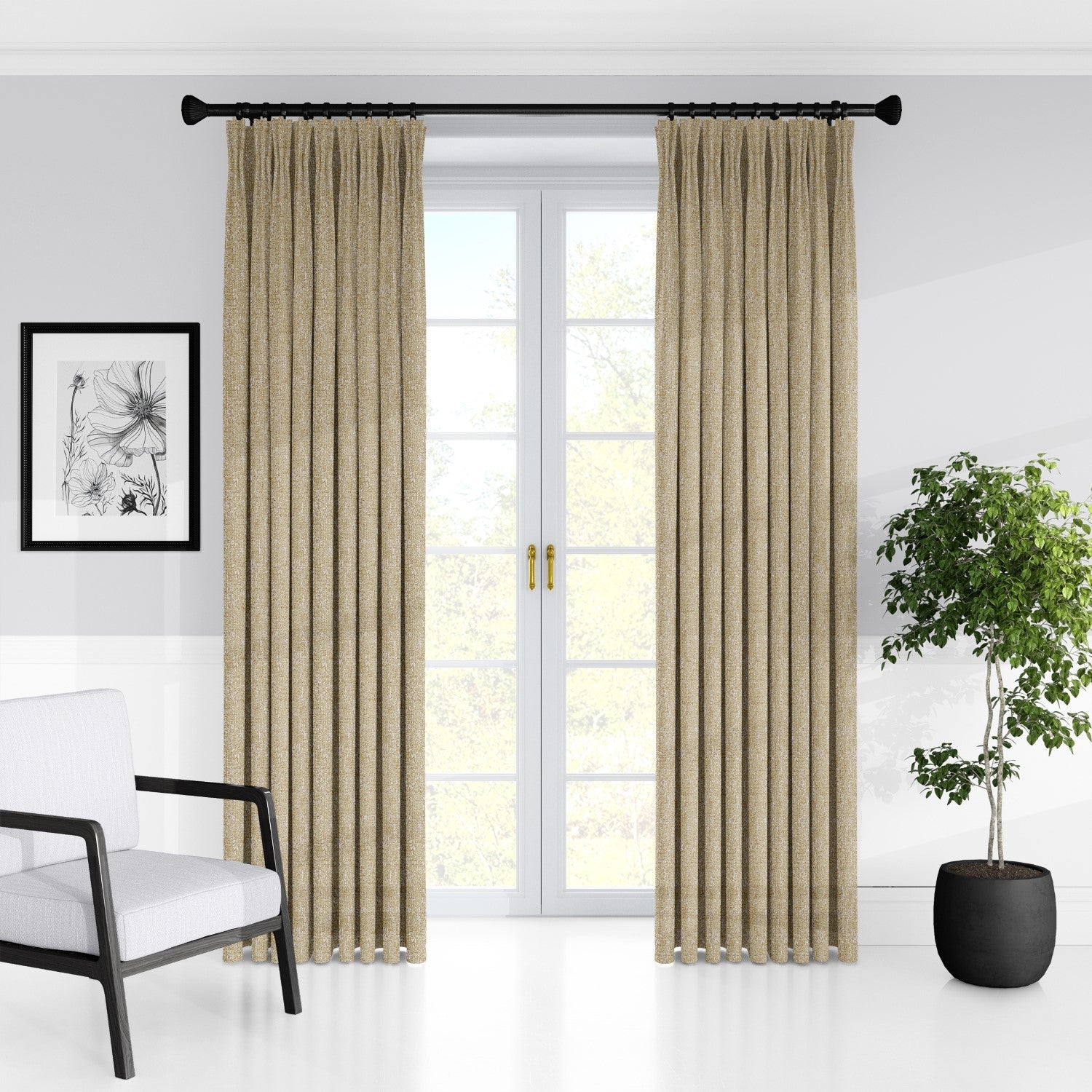 Kendra Gold Drapery 3