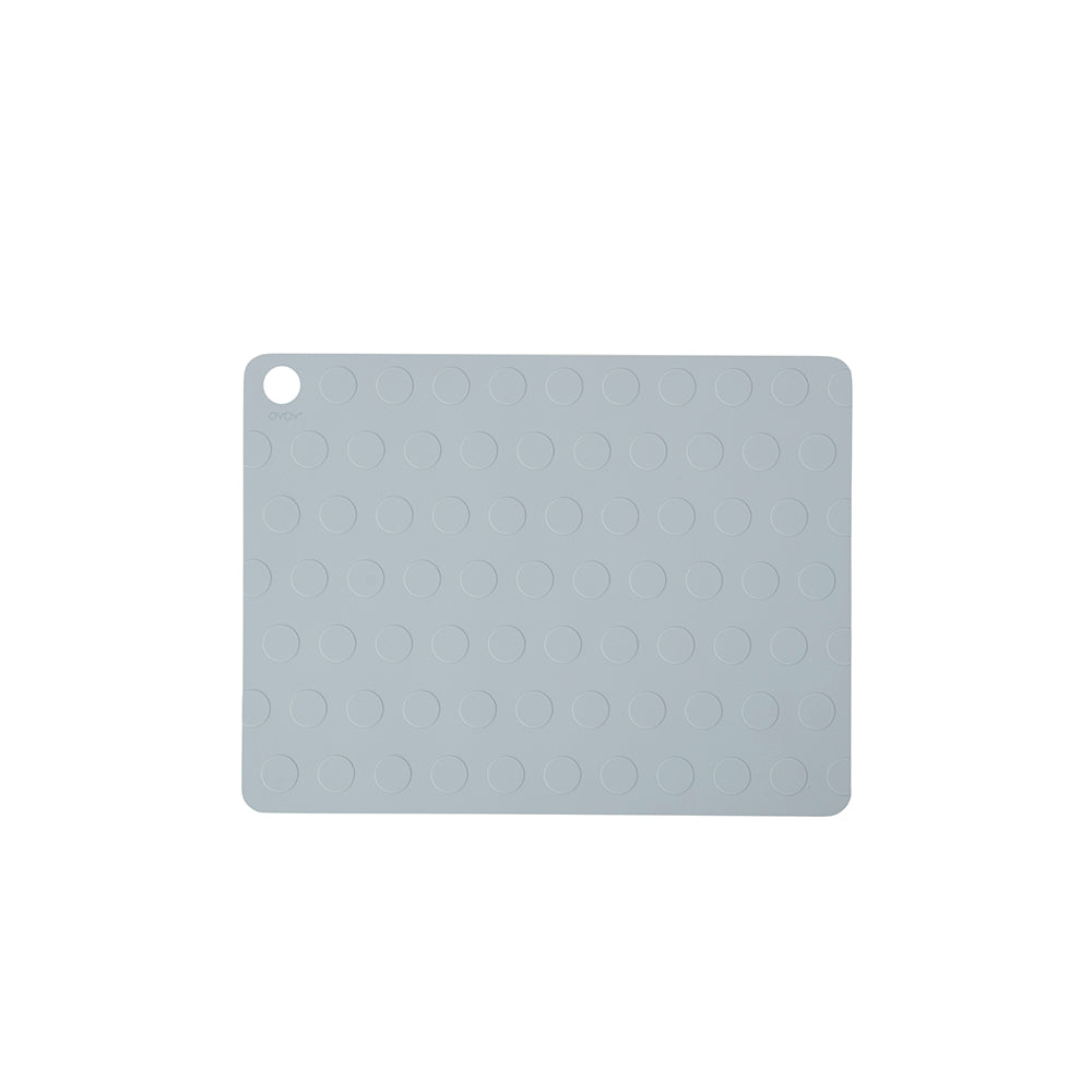 placemat dotto 2 pcs pack pale blue by oyoy 1
